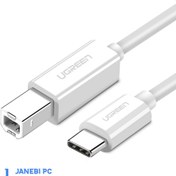 تصویر کابل پرینتر USB-C یوگرین مدل (50446)US241 طول 2متر 