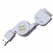 تصویر کابل تبدیل USB به 30-پین مناسب برای آیفون 4/4s به طول 0.75 متر 