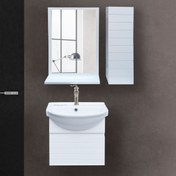 تصویر روشویی کابینتی تولیدی حبیبی سایز 35*45 کد RO-0043 - فولست (کامل) 