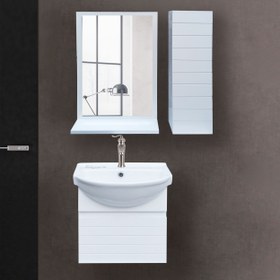 تصویر روشویی کابینتی تولیدی حبیبی سایز 35*45 کد RO-0043 - فولست (کامل) 