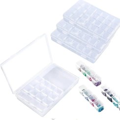 تصویر جعبه مشبک قابل تنظیم ۲۸ تکه برند generic 28-Piece Adjustable Grids Box