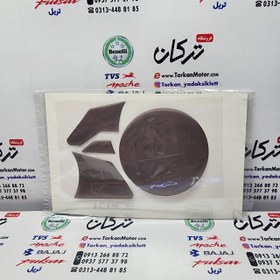 تصویر نانو گلس ( محافظ ) روی شیشه کیلومتر موتور NS 150 ، 200 ان اس و RS ار اس ( دودی ) 