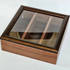 تصویر تیبگ ۳ خانه چوبی درب شیشه 