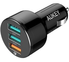 تصویر شارژر فندکی آکی مدل CC-T11 Aukey CC-T11 Car Charger