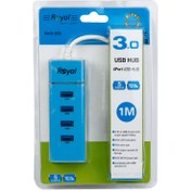 تصویر هاب USB رویال مدل 303 4 پورت HUB USB royal 303 4 Port