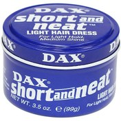 تصویر واکس موی داکس Short And Neat ا Dax Short And Neat Hair Styling Wax 99gr Dax Short And Neat Hair Styling Wax 99gr