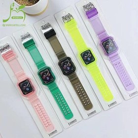 تصویر بند اپل واچ جی شاک تک رنگ G-SHOCK - 38 / نارنجی G-Shock Pastille Apple Watch Band