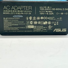تصویر آداپتور ASUS 120w فیش نرمال 19v 6.32A 