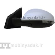 تصویر آینه بغل چپ آریزو 5 تاشو برقی 