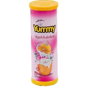 تصویر چیپس یامی قوطی ماست موسیر yummy 