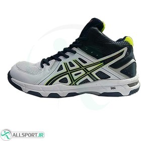 تصویر کفش والیبال مردانه اسیکس ژل طرح اصلی سفید Asics Gel 