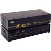 تصویر اسپلیتر 8 پورت HDMI کی نت پلاس مدل KPS648 K-net Plus 8 Port HDMI Splitter KPS648