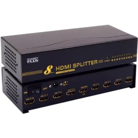 تصویر اسپلیتر 8 پورت HDMI کی نت پلاس مدل KPS648 K-net Plus 8 Port HDMI Splitter KPS648