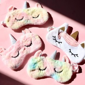 تصویر چشم بند خواب مدل یونیکورن 01 