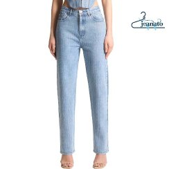 تصویر شلوار جین واید لگ جک اند جونز Jack & Jones اصل | مدل WIDE LEG BATH SALTS JEANS 