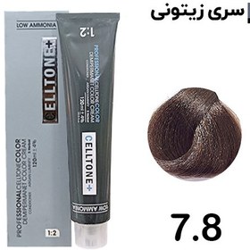 تصویر رنگ مو سلتون (Celltone) شماره 7.8 رنگ بلوند زیتونی متوسط حجم 100 میلی‌لیتر 