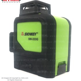 تصویر تراز لیزری سندوی مدل SW-333G SNDWAY SW-333G LASER LEVEL