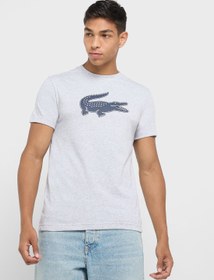 تصویر تی‌شرت گردن‌گرد ضروری برند Lacoste Essential Crew Neck T-Shirt