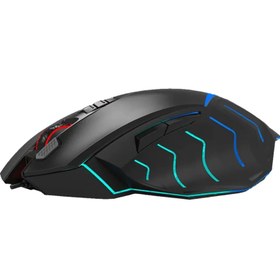 تصویر ماوس سیم دار مخصوص بازی ایفورتک مدل MOUSE GAMING BLOODY J-95S 