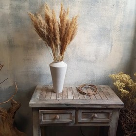 تصویر شاخه گلخشک پامپاس کاراملی Caramel pampas grass