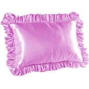 تصویر روبالشی ساتن مدل چین دار | برند دی دل 