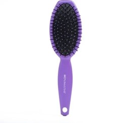 تصویر برس مو آی استایل سوزن پلاستیکی بیضی بزرگ بیول - بنفش 