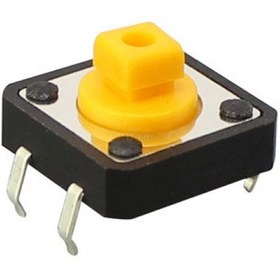 تصویر تک سوئیچ کله خور 12x12x7.3 4PIN tact switch 12x12x7.3 4PIN