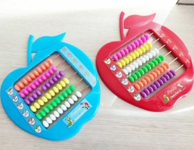 تصویر چرتکه طرح سیب 