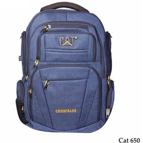 تصویر کوله پشتی لپ تاپ مدل cat-650 مناسب برای لپ تاپ 15.6 اینچی - قهوه ای Cat-650 model laptop backpack suitable for 15.6 inch laptop