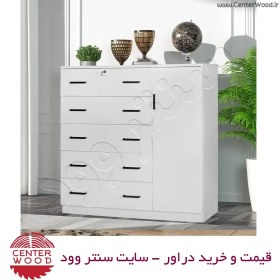 تصویر دراور 5 کشو تک درب کابینتی کد 7081 