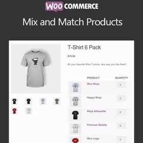 تصویر افزونه ترکیب و مطابقت محصولات در ووکامرس | WooCommerce Mix and Match Products 