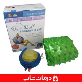 تصویر توپ پیلاتس خاردار سایز ۶۵ سانتی متر 