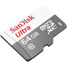تصویر کارت حافظه SDXC سن دیسک مدل Ultra کلاس 10 استاندارد UHS-I U1 سرعت 140mbps ظرفیت 64 گیگابایت ا SanDisk SDXC Ultra UHS-I U1 140mbps - 64GB SanDisk SDXC Ultra UHS-I U1 140mbps - 64GB