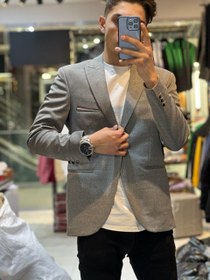 تصویر کت اسپرت رنگ طوسی فوق العاده با کیفیت Super quality olive color sports coat