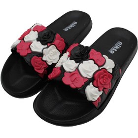 تصویر دمپایی نیکتا مدل سه گل 