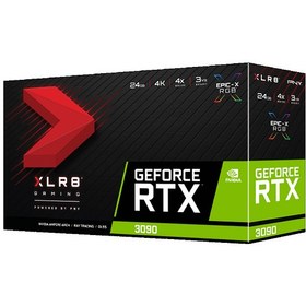 تصویر کارت گرافیک پی ان وای مدل PNY GeForce RTX 3090 24GB XLR8 