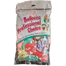 تصویر بادکنک 100 عددی 