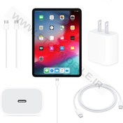 تصویر شارژر آیپد پرو 12.9 اورجینال ۱۰۰٪ فست شارژر 20 واتی – IPAD PRO 129 INCH 2022 