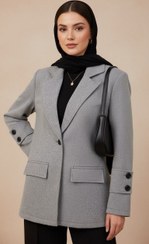 تصویر پالتو جنس توییت پشمی زنانه شیک و مجلسی 