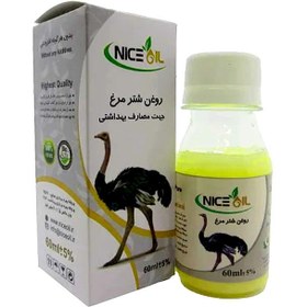 تصویر روغن شترمرغ بهداشتی صادراتی ۶۰ سی سی نایس اویل 