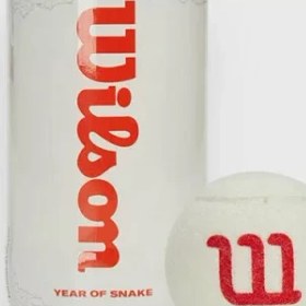 تصویر توپ تنیس ویلسون مدل سال مار بسته ۲ عددی 