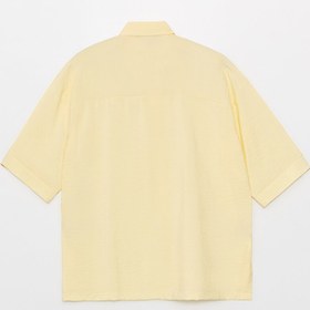 تصویر خرید اینترنتی پیراهن بارداری زنانه زرد السی وایکیکی S3J629Z8 ا Düz Oversize Hamile Gömlek Düz Oversize Hamile Gömlek