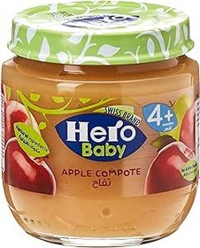 تصویر کمپوت سیب هیرو بیبی 125 گرم - ارسال 20 روز کاری ا Hero Baby Apple Compote 125g Hero Baby Apple Compote 125g