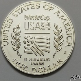 تصویر سکه نقره یک دلاری یادبودی آمریکا ۱۹۹۴ 