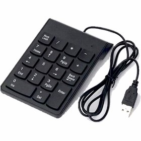 تصویر کیبورد ماشین حساب مدل Mini usb cable Numeric Keypad 