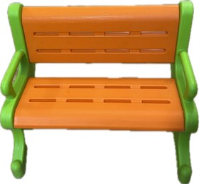 تصویر نیمکت پارکی کودک دو نفره دو نفره