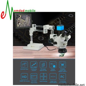 تصویر لوپ آنالوگ دیجیتال سه چشم سانشاین SZM45T-B1 مناسب تعمیرات برد گوشی ا EasyFix microscope EasyFix microscope