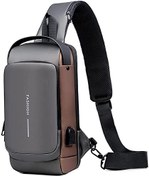 تصویر کیف زنجیر کراس بادی GGEROU ، کوله پشتی ضد سرقت شانه، کوله پشتی معمولی با یک بند، کوله پشتی سینه با پورت شارژر USB، ضد آب، سبک وزن، برای دوچرخه سواری دوچرخه سواری پیاده روی، مناسب برای iPad 9.7 - ارسال 20 روز کاری ا Crossbody Sling Bag Anti Theft Shoulder Backpack,One Strap Casual Daypacks,Chest Daypack with USB Charger Port,Waterproof,Lightweight,for Hiking Biking Travel Cycling,Fit for 9.7 ipad Crossbody Sling Bag Anti Theft Shoulder Backpack,One Strap Casual Daypacks,Chest Daypack with USB Charger Port,Waterproof,Lightweight,for Hiking Biking Travel Cycling,Fit for 9.7 ipad