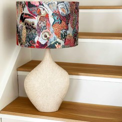 تصویر آباژور پلی استر طرح صدف 