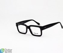 تصویر عینک طبی کائوچو فریم مستطیلی Polo 